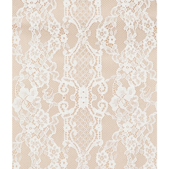 Bronx and Banco Off-Shoulder Lace Bridal Gown in Ivory - Picture 5 of 5